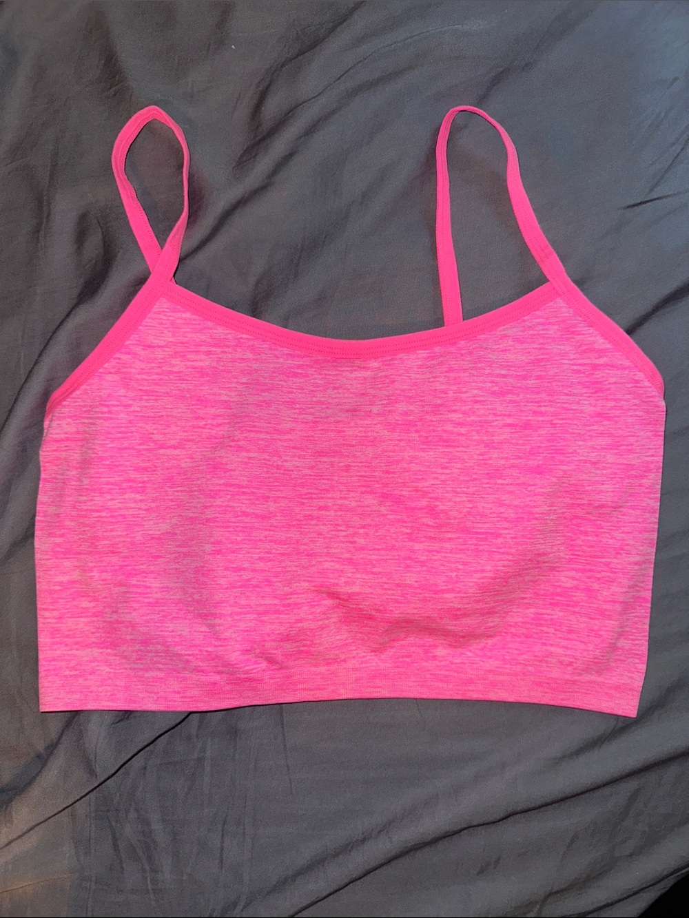 Fruit of the Loom Hot Pink Seamless Camisole Bralette